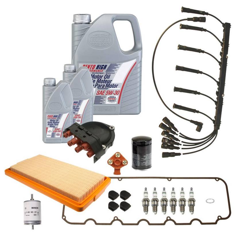 BMW Ignition Tune-Up Kit (5W-30) (7 Liter) (High Performance) 13721278138 - eEuroparts Kit 3084995KIT